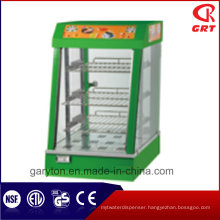 Commercial Bevel Face Food Warmer (GRT-614) Display Showcase with Trays